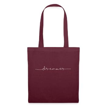 Dreamer handwritten - Tote Bag - burgundy - Front