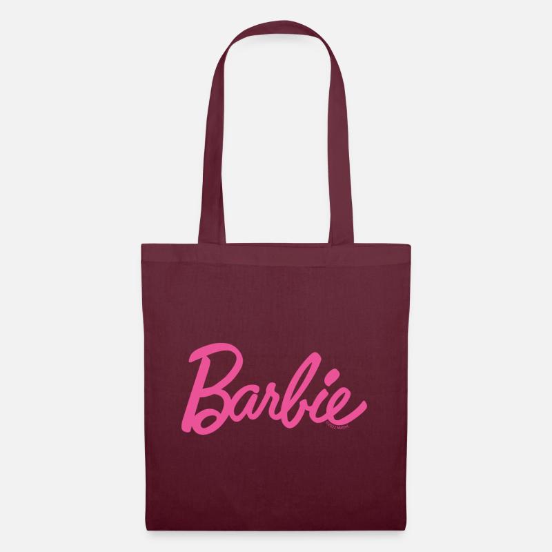Barbie Klassisches Logo - Stoffbeutel - Burgunderrot