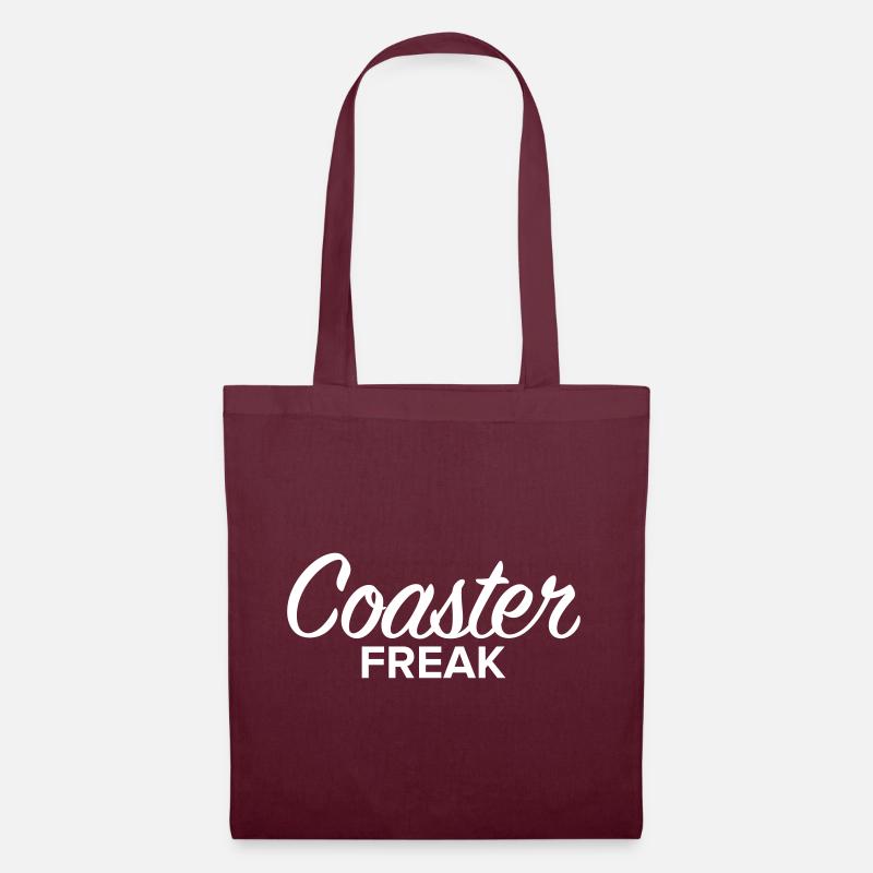 Coaster Freak Script - Sac en tissu - bordeaux