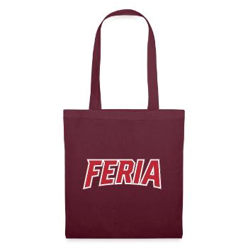 Feria rétro rouge - Sac en tissu - bordeaux - Devant
