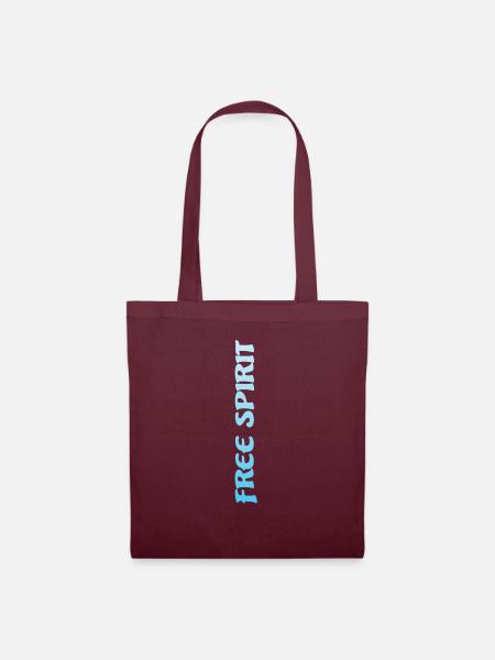Free Spirit - Stoffbeutel - Burgunderrot