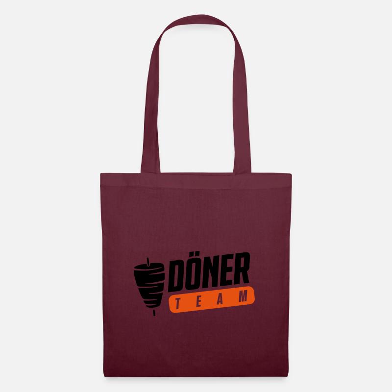 Döner Team - Stoffbeutel - Burgunderrot