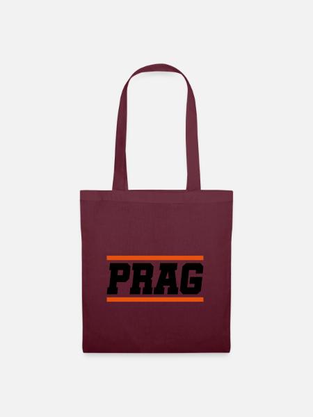 prag - Stoffbeutel - Burgunderrot