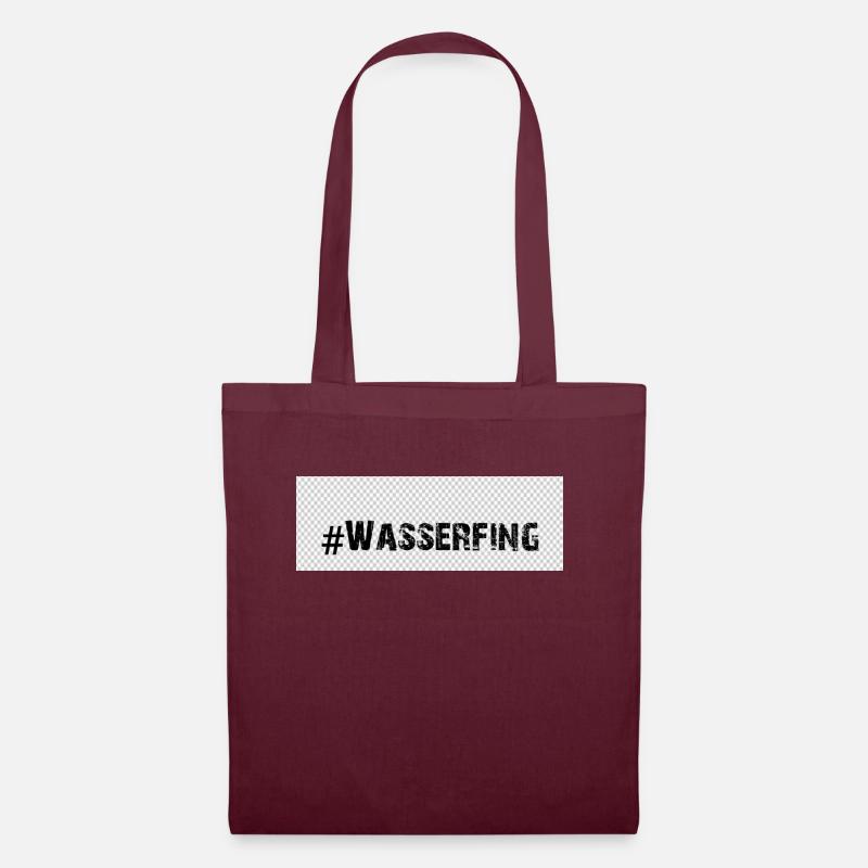 Wasserfing - Stoffbeutel - Burgunderrot