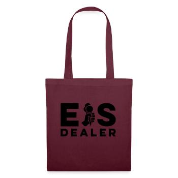 eis dealer eisverkäufer sommer - Stoffbeutel - Burgunderrot - Vorne
