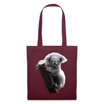 Koala - Stoffbeutel - Burgunderrot - Vorne