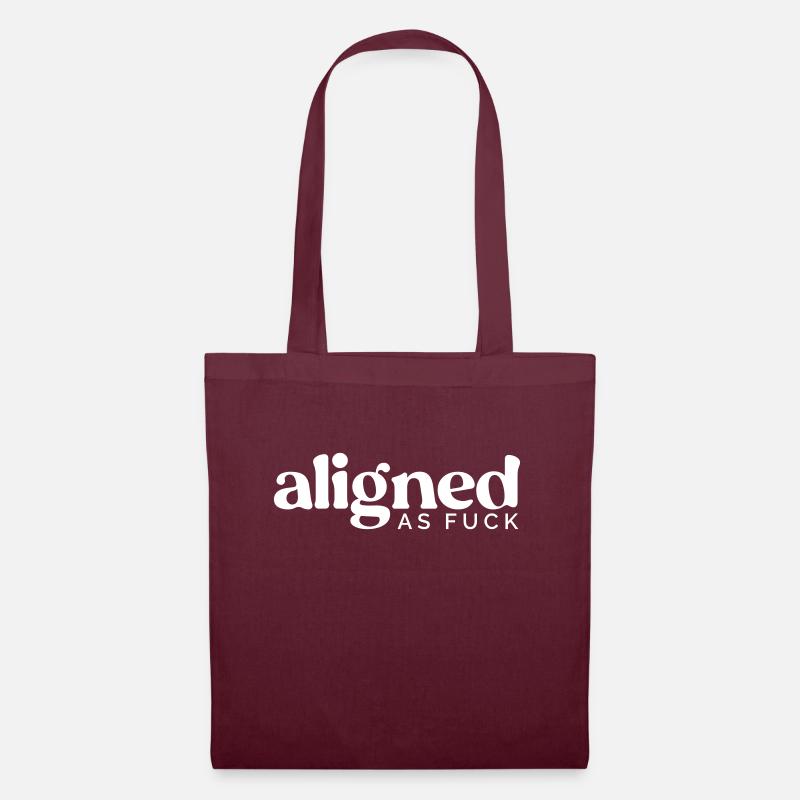 Aligned as - Stoffbeutel - Burgunderrot
