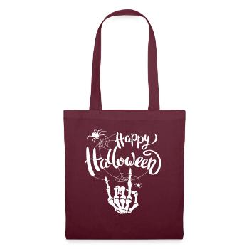 Métal Joyeux Halloween - Sac en tissu - bordeaux - Devant