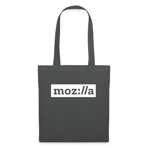 mozilla logo white - Tote Bag
