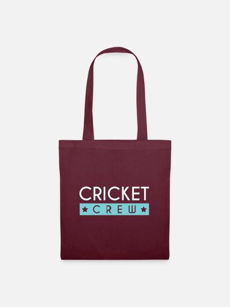 Cricket Crew - Stoffbeutel - Burgunderrot
