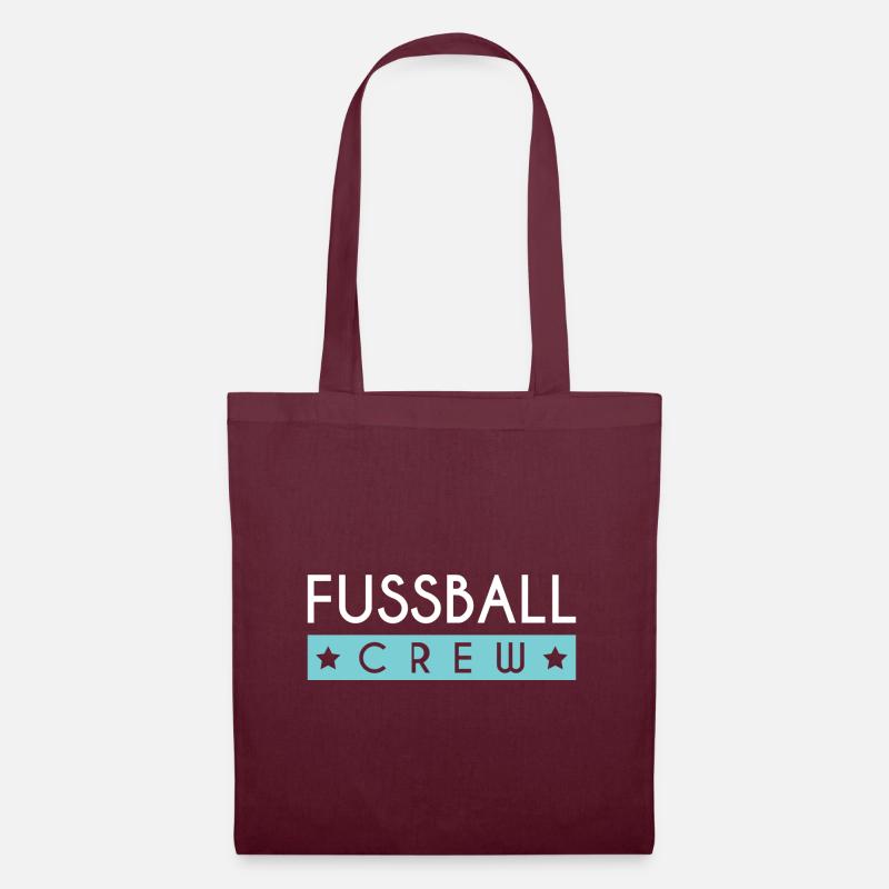 Fussball Crew - Stoffbeutel - Burgunderrot