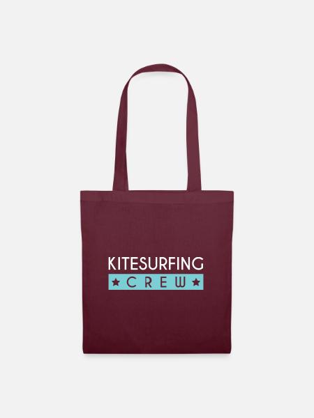 Kitesurfing Crew - Stoffbeutel - Burgunderrot