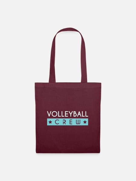 Volleyball Crew - Stoffbeutel - Burgunderrot