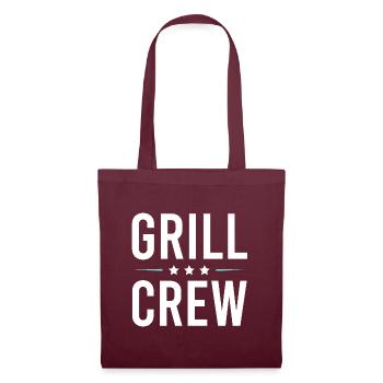 Grill Crew - Tote Bag - burgundy - Front