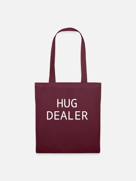 Hug Dealer - Stoffbeutel - Burgunderrot
