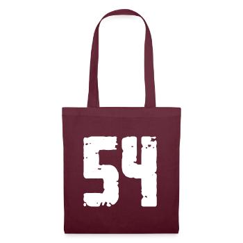 54 Nombre Vintage - Sac en tissu - bordeaux - Devant