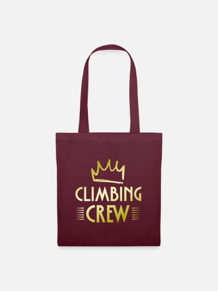 Climbing Crew - Stoffbeutel - Burgunderrot