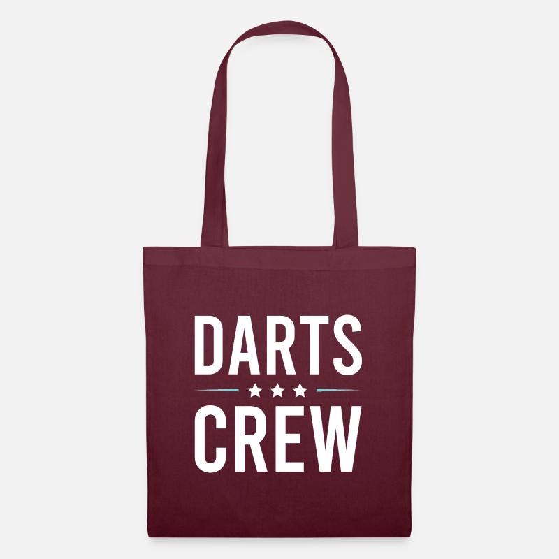 Darts Crew - Stoffbeutel - Burgunderrot