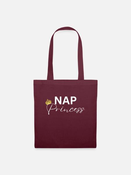 Nap Princess - Stoffbeutel - Burgunderrot