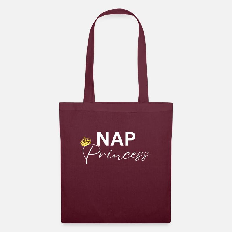 Nap Princess - Stoffbeutel - Burgunderrot
