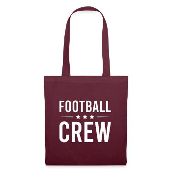 Équipe de football - Sac en tissu - bordeaux - Devant