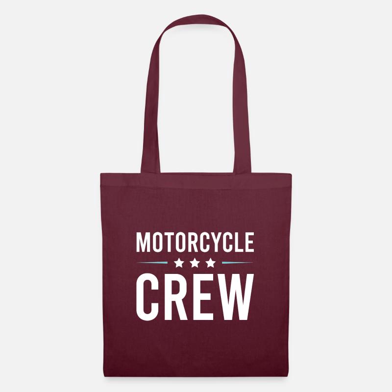 Motorcycle Crew - Stoffbeutel - Burgunderrot