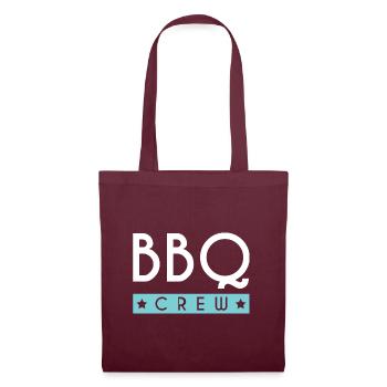 Équipe de barbecue - Sac en tissu - bordeaux - Devant