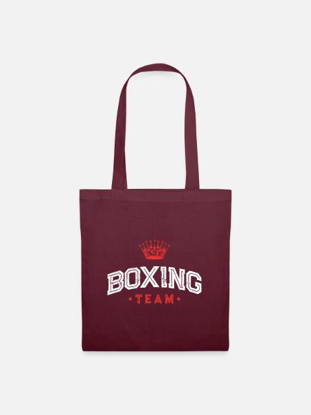 Boxing Team - Stoffbeutel - Burgunderrot