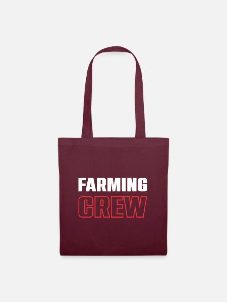 Farming Crew - Stoffbeutel - Burgunderrot