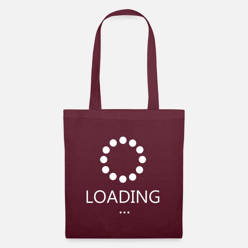 Loading ... - Stoffbeutel - Burgunderrot