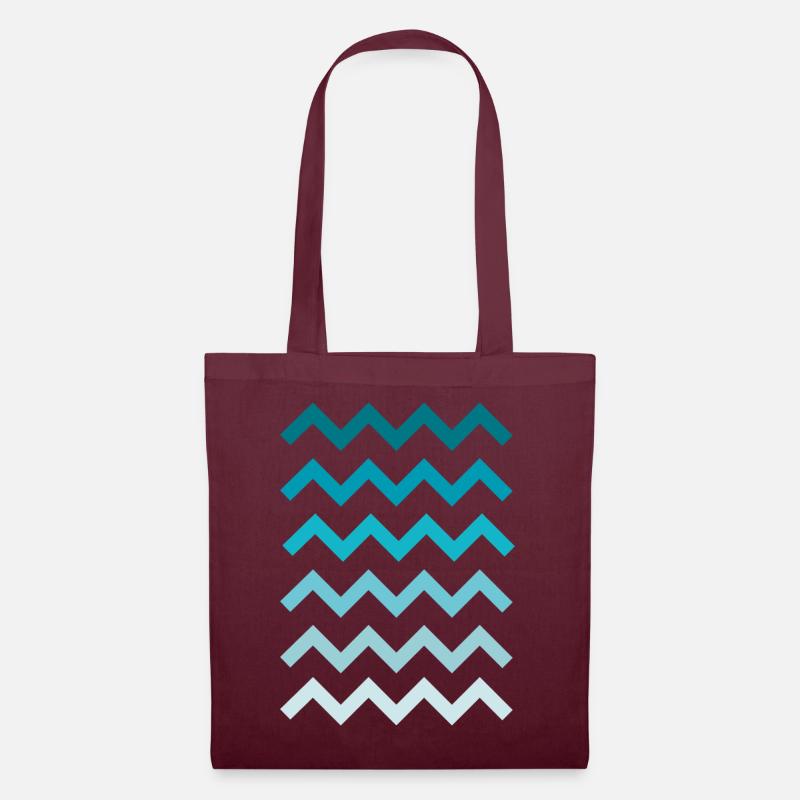 Waves Water Waves - Tote Bag - burgundy