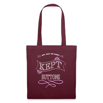 fun funny boys quote hobbyists automatic gift - Stoffbeutel - Burgunderrot - Vorne