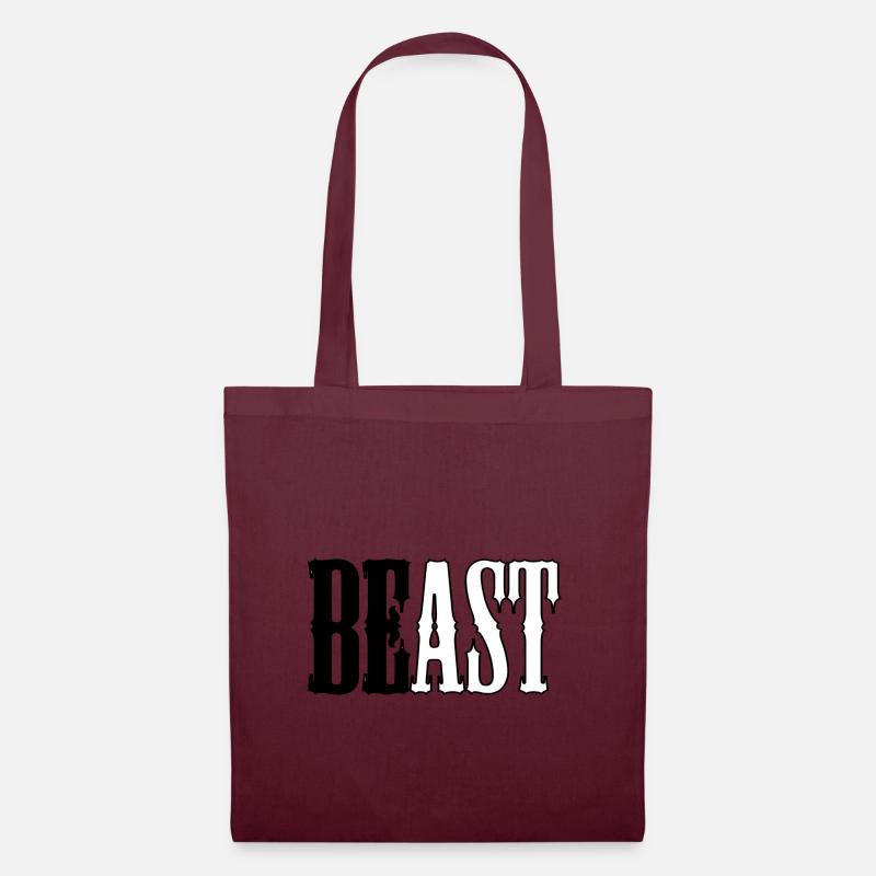 Beast - Stoffbeutel - Burgunderrot