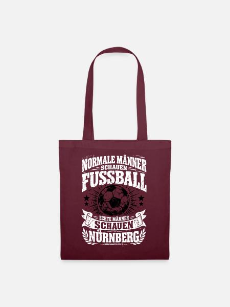 Nürnberg Fan | Retro Vintage Design - Stoffbeutel - Burgunderrot