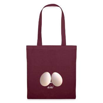 eggs - Tote Bag - burgundy - Front