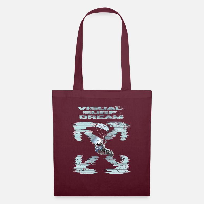 Visual Kitesurfing Dream - Tote Bag - burgundy