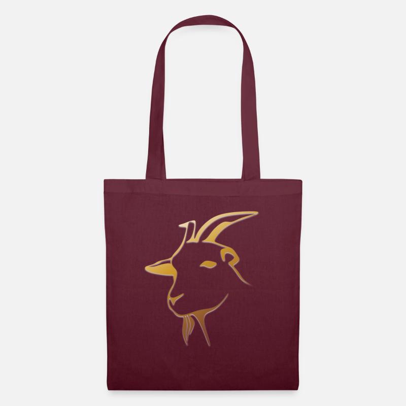 goat28 - Stoffbeutel - Burgunderrot