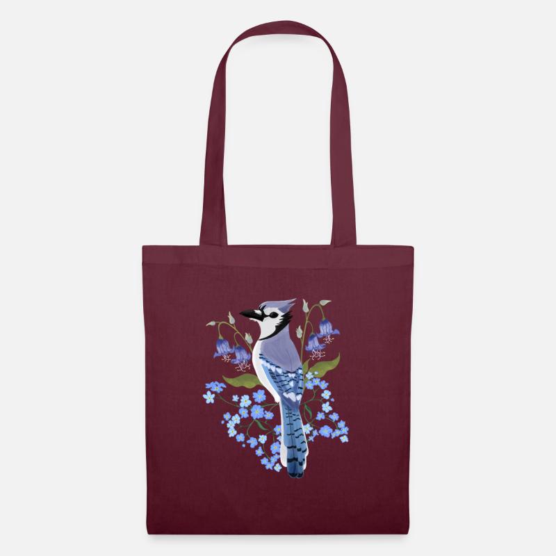Bluejay - Tote Bag - burgundy