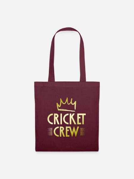 Cricket Crew - Stoffbeutel - Burgunderrot