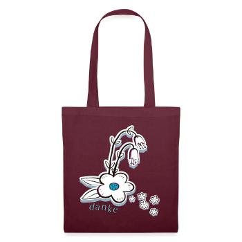 Thank you - Tote Bag - burgundy - Front