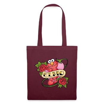 5 Rue Sésame Elmo Tattoo - Sac en tissu - bordeaux - Devant