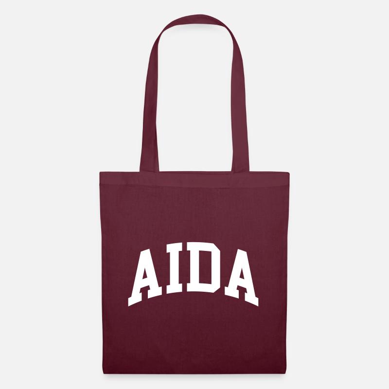 Aida - Stoffbeutel - Burgunderrot