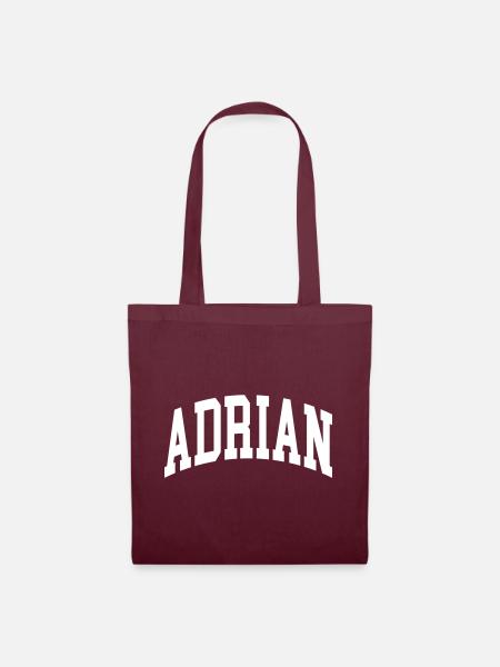 Adrian - Stoffbeutel - Burgunderrot