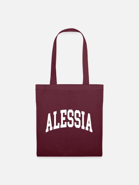 Alessia - Stoffbeutel - Burgunderrot