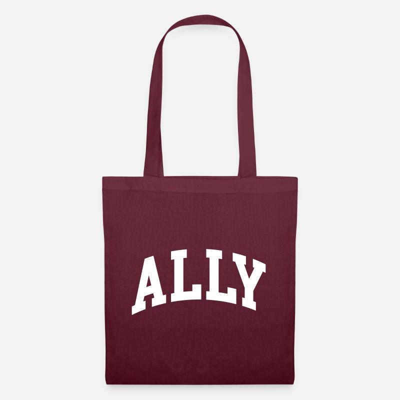 Ally - Stoffbeutel - Burgunderrot