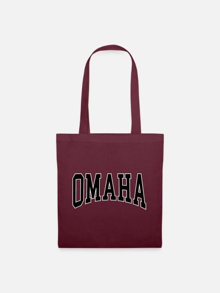 Omaha - Stoffbeutel - Burgunderrot