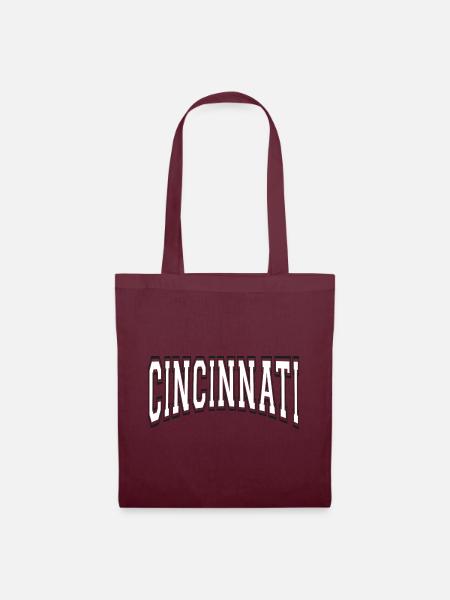 Cincinnati - Stoffbeutel - Burgunderrot