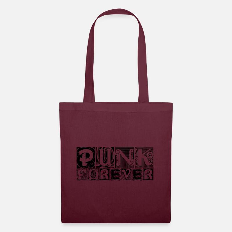 Punk Forever - Stoffbeutel - Burgunderrot