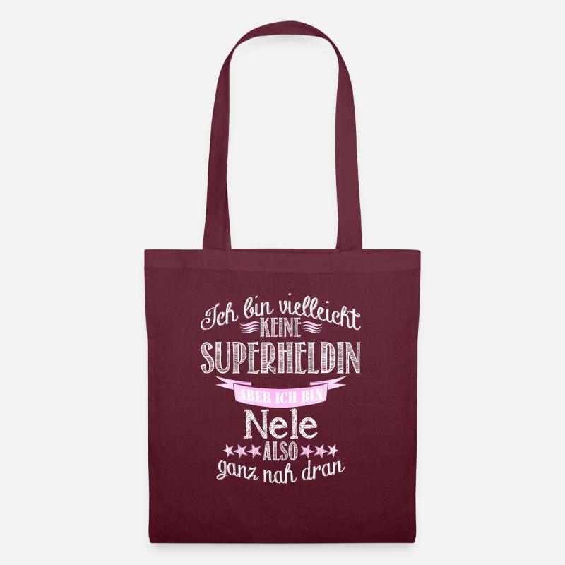 nele - Stoffbeutel - Burgunderrot