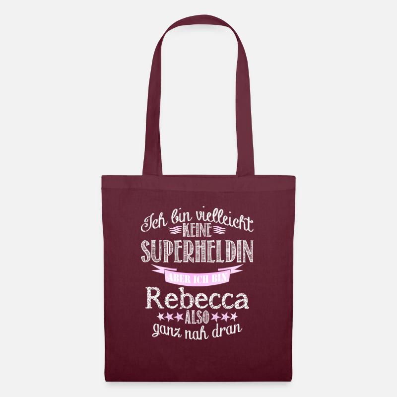 rebecca - Stoffbeutel - Burgunderrot